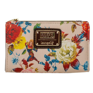 Loungefly Marvel Captain Marvel Floral Wallet