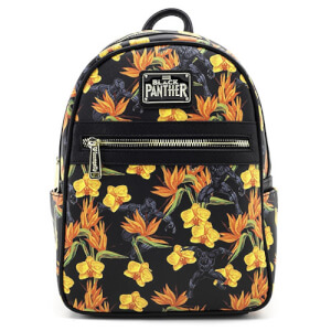 Loungefly Marvel Black Panther Floral Mini Backpack