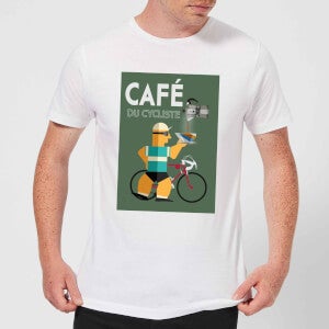 Mark Fairhurst Cafe Du Cycliste Men's T-Shirt - White