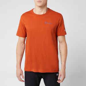 Champion Men's Small Script T-Shirt - Brown