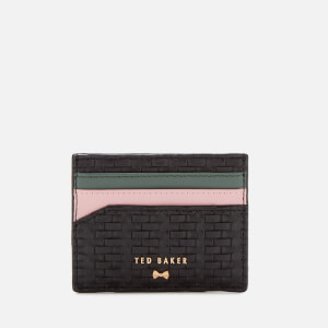 Ted Baker Women's Mabes Raffia Card Holder - Black