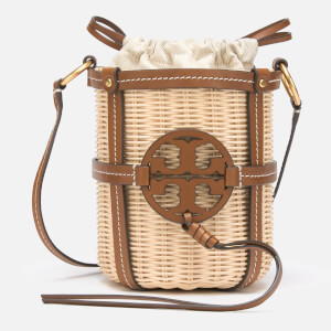 Tory Burch Women's Miller Wicker Bucket Bag - Classic Tan