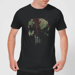 Marvel Camo Skull Men's T-Shirt - Black