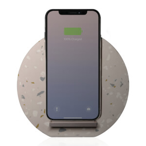 Native Union Terrazzo Wireless Dock - Rose