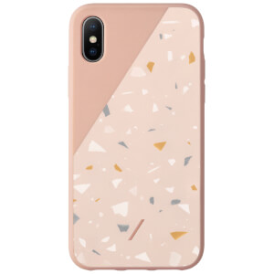 Native Union Clic Terrazzo iPhone XS Max Case - Rose
