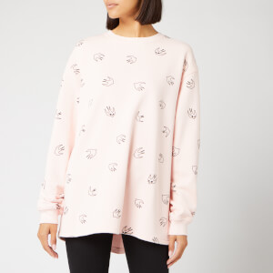McQ Alexander McQueen Women's Pleat Back Sweatshirt - Soft Pink