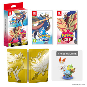 Pokémon Sword and Pokémon Shield Dual Pack + Figurine