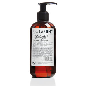 L:A BRUKET Small Bergamot and Patchouli Hand and Body Wash 250ml