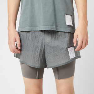 Satisfy Men's Coffee Thermal Short Distance 8" Shorts - Steel