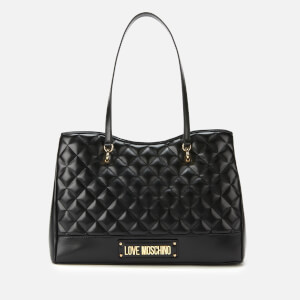 Love Moschino Women's Quilted Shopper Bag - Black