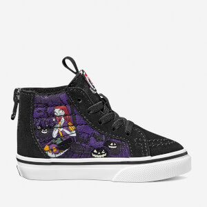 Vans X The Nightmare Before Christmas Toddlers' Jacks Lament Sk8-Hi Zip Trainers - Multi