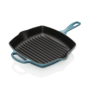 Le Creuset Signature Cast Iron Square Grillet - 26cm - Marine