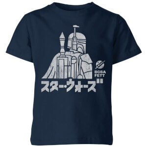 Star Wars Kana Boba Fett Kids' T-Shirt - Navy
