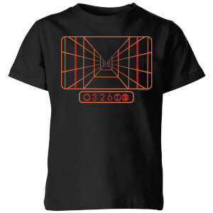 Star Wars Targeting Computer Kinder T-Shirt - Schwarz