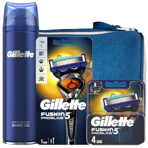 Gillette Fusion5 Proglide Shaving Kit with Wash Bag