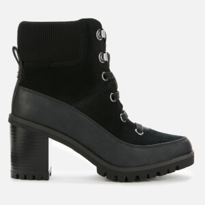 UGG Women's Redwood Lace up Heeled Boots - Black