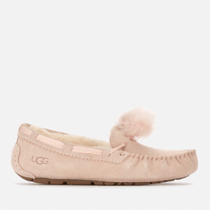 UGG Women's Dakota Pom Pom Moccasin Slippers - Quartz