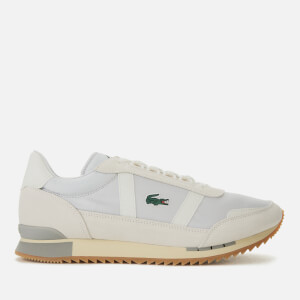 Lacoste Men's Partner Retro Trainers - Light Grey/Off White
