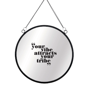 Round Mirror & Vinyl Sticker