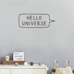 Hello Universe Wall Art Vinyl