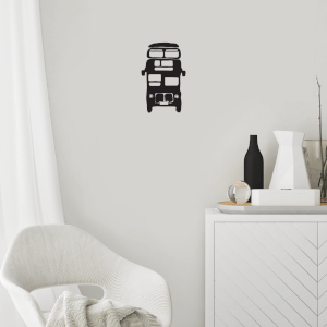 Double Decker Bus Wall Art Vinyl