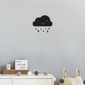 Cloud And Rain Wall Art Vinyl
