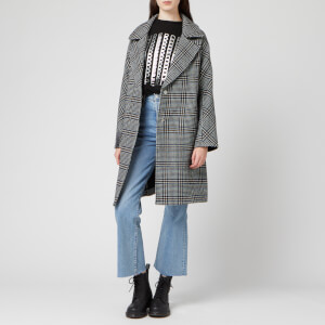 Superdry Women's Koben Wool Coat - Black Check