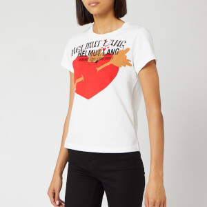 Helmut Lang Women's PZ Valentine Standard T-Shirt - Chalk White