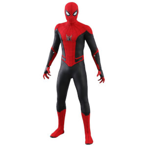Hot Toys Spider Man Far From Home Movie Masterpiece Action Figure 1 6 Spider Man Upgraded Suit 29cm Merchandise Zavvi Uk