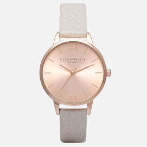 Olivia Burton Women's Sunray Midi Dial Watch - Mink and Rose Gold