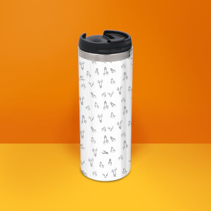 Willies Stainless Steel Travel Mug - Metallic Finish