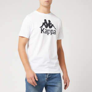 Kappa Men's Large Logo Short Sleeve T-Shirt - White