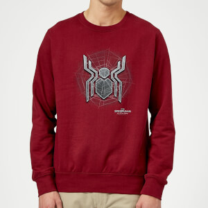 Spider-Man Far From Home Web Icon Sweatshirt - Burgundy