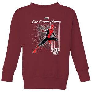 Spider-Man Far From Home Web Tech Kids' Sweatshirt - Burgundy