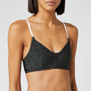 The Upside Women's Army Leopard Ballet Bra - Army Leopard