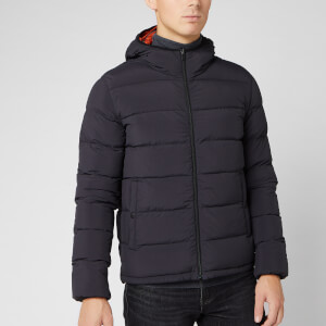 Herno Men's Woven Jacket - Black/Orange