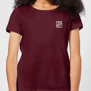 Dazza Pocket Women's T-Shirt - Burgundy