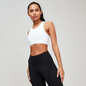 MP Textured Training Women's Sports Bra - White