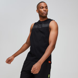 MP Rest Day Men's Drop Armhole Tank Top - Black