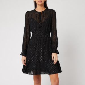 MICHAEL MICHAEL KORS Women's Tassel Pleat Dress - Black