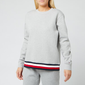 Tommy Hilfiger Women's Kizzy Crewneck Long Sleeve Sweatshirt - Light Grey Heather