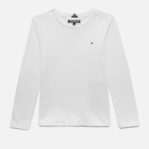 Tommy Kids Girls' Long Sleeve T-Shirt - Bright White