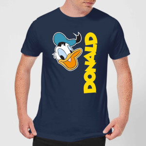 Disney Donald Duck Face Men's T-Shirt - Navy