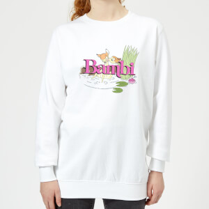 Disney Bambi Kiss Women's Sweatshirt - White