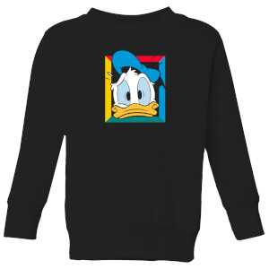 Disney Donald Face Kids' Sweatshirt - Black