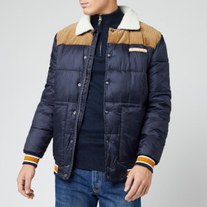 Superdry Men's Downhill Racer Box Quilt Jacket - True Navy
