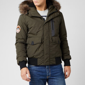 Superdry Men's Everest Bomber Jacket - Army Khaki