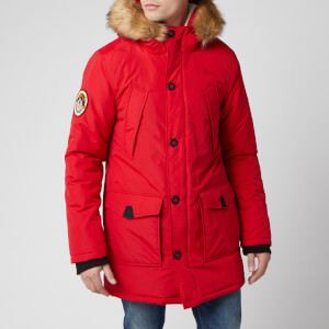 Superdry Men's Everest Parka - Deep Berry
