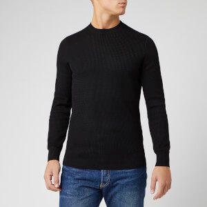 Superdry Men's Academy Crew Neck Jumper - Black