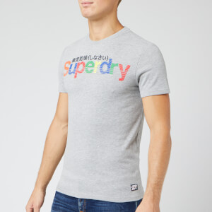 Superdry Men's Retro Sport T-Shirt - Grey Marl